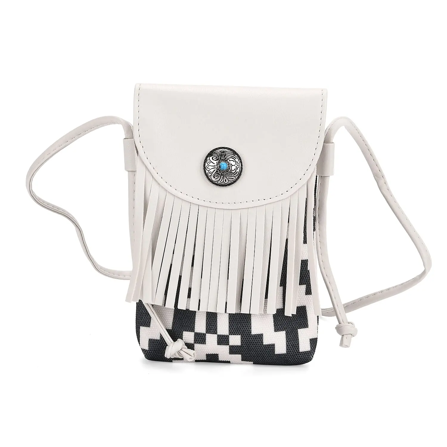 White Multi Tassel
