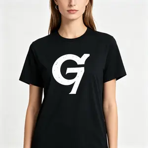 "Group 7 Seven Logo" Bold White G Graphic Design Tee |   All-Season Breathable Top