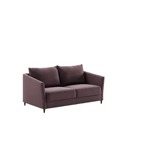 Erika Queen Size Sleeper Sofa Assembled Fixed Arms Durable