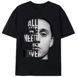 All We Need Is Love Printed Men's T-Shirt And Hoodie Canserbero Design - Fun, Casual, Summer Hip-Hop Streetwear for Trendy Men Crew Necks Menswear Crewneck Knit