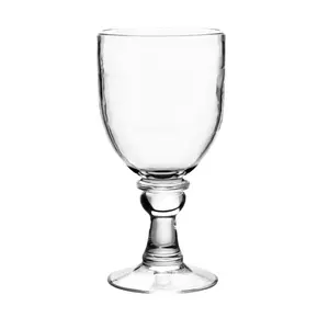 212 MAIN Tarhong PSLGB184GCC 18.4 oz Cordoba Water Goblets, Set of 6 - Clear Drinking Glasses, Glassware Tableware, Glass Cups, Acrylic Glass