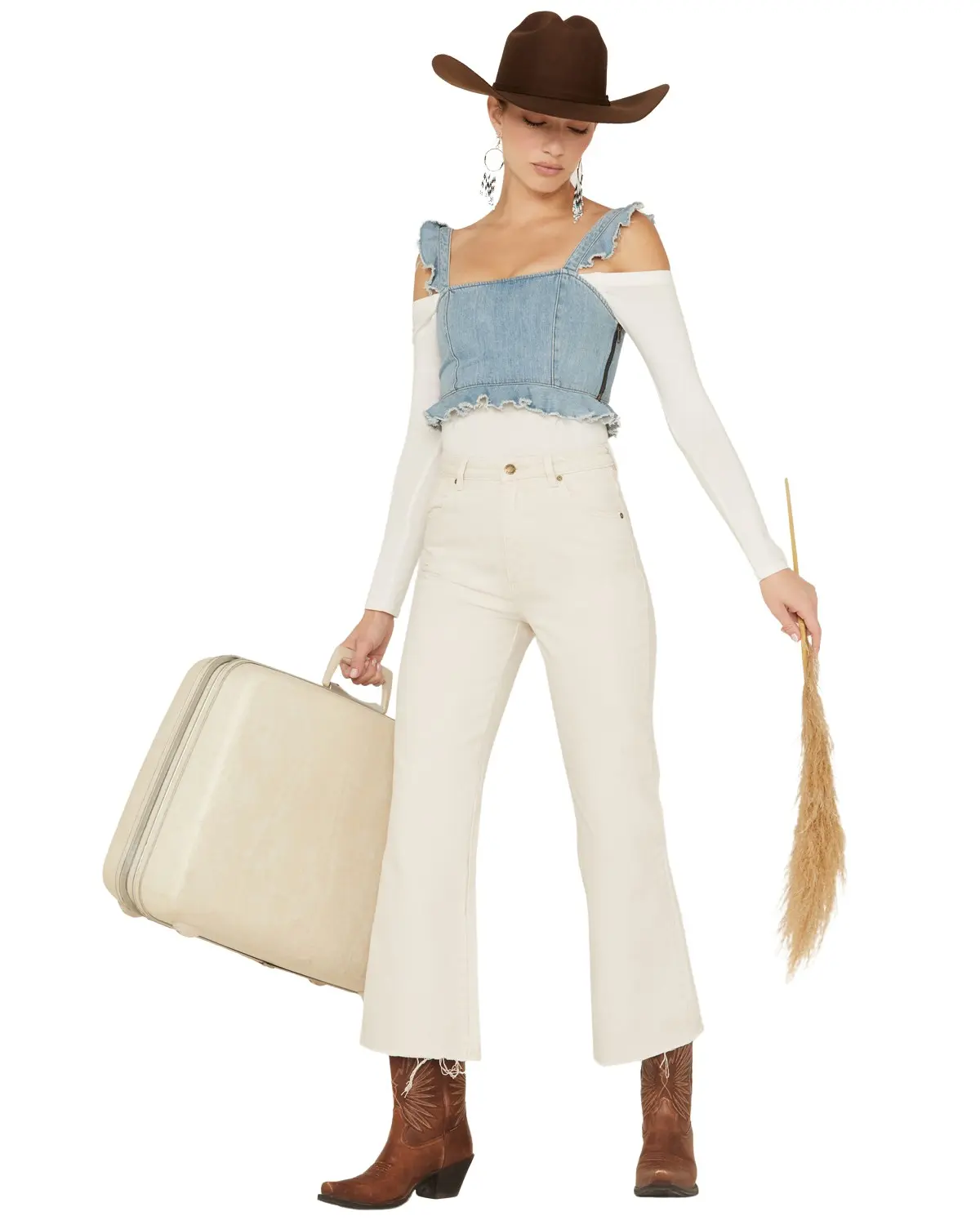 Rolla's Women's Rolla'S Women'S Eastcoast Crop Salt Flare Jeans - 13594