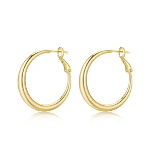Earrings for Women 14K Gold Plated Lightweight fashion ear jewelry versatile daily outfit accessories to elevate your look