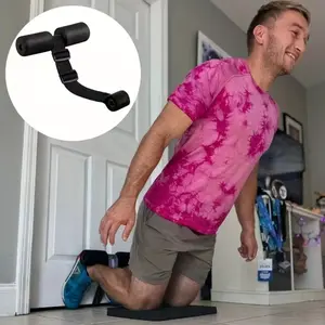 Adjustable Home Sit-Up Aid, Adjustable Ab Trainer, Abdominal Core Exercise Equipment, Abdominal Workout Equipment, Perfect for Home Sit-Up Training, Leg Muscle Curling, Yoga, Portable Door Frame Sit-Up Bar