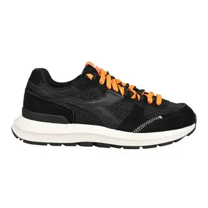 diadora Womens Kmaro 42 Pigskin Wax Lace Up Sneakers Shoes Casual - Black