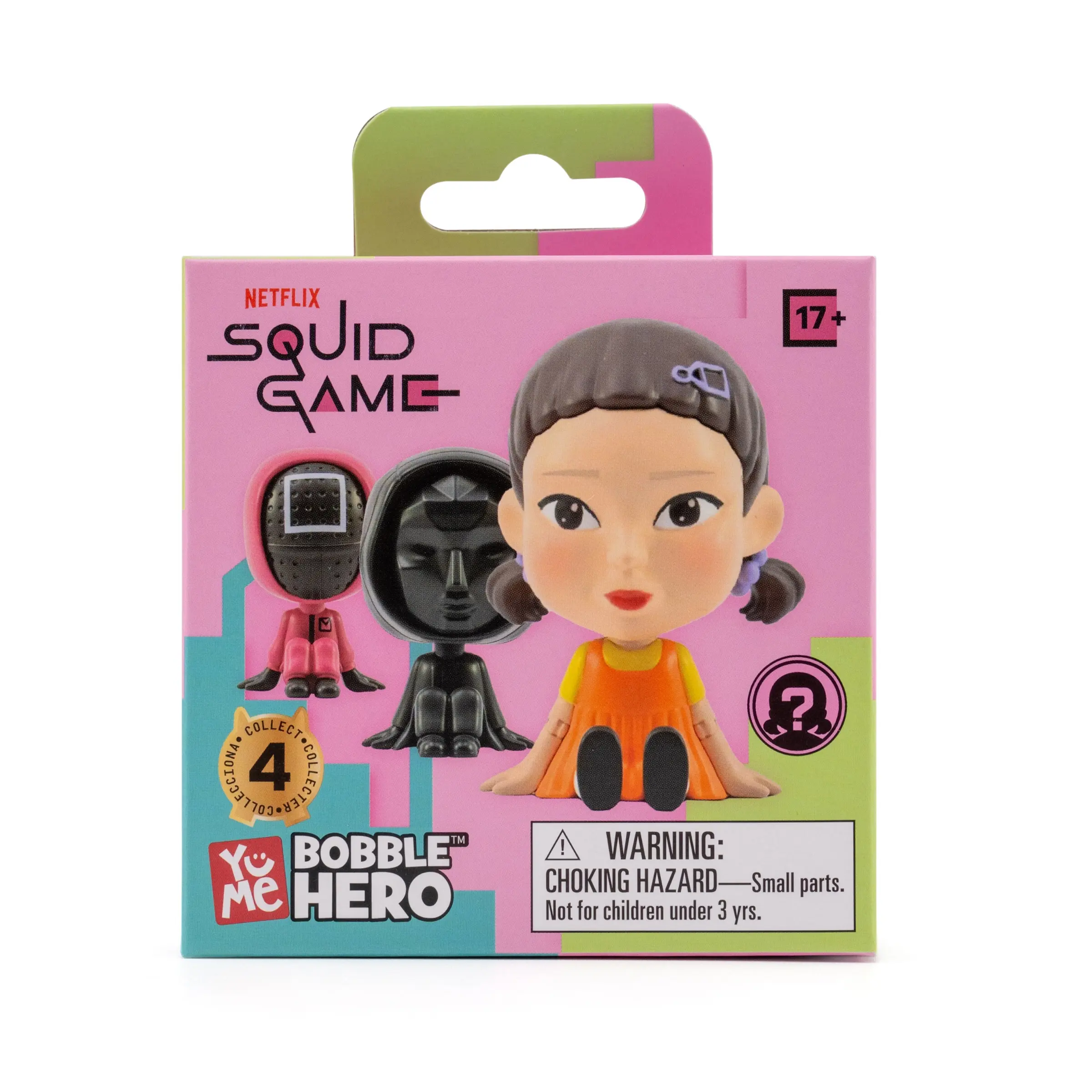 1pc Netflix Officially Licensed Squid Game Mystery Blind Box - Collectible Figurine Includes 4 Characters Random 1 Random Figure per Box Perfect Gift for Fans Family Kids Collectors