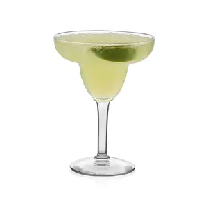 Libbey Margarita Party Glasses Set of 12, Durable Large Margarita Glass, 9 Oz Dishwasher Safe Stemmed Drinking Glasses Gift for Weddings, Parties and More