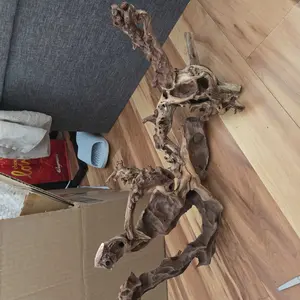 Driftwood for Aquarium Decor,Driftwood for Decorations on Fish Tank, Reptiles Bearded Dragon Accessories or Air Plants