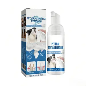 Pet Tartar Remover, Removing Dental Calculus Yellow Teeth Halitosis Cleaning Teeth Mouth Foam Cleaner