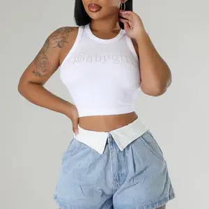 Double Down Shorts with Elastic Waistband