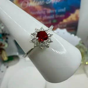 925 sterling silver ring high quality mexican silver size #10cubic zirconia stones (( anillo de plata Mexicana Alta calidad talla #10piedras de zirconia Alta