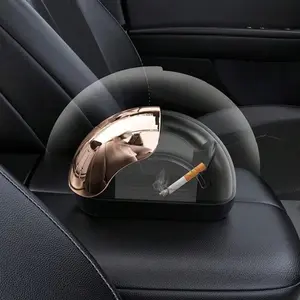 Windproof Car Door Ashtray, Sleek Design Car Ashtray with Lid, Car Accessories for Stowing & Tidying, Car Accessories for Men