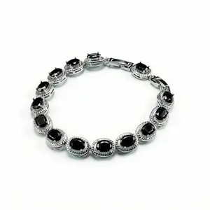 Electroplated Zirconia Bracelet |   Eco-friendly Copper Fade-resistant Jewelry, Sparkling Crystal Bracelet, Unique Women's Accessory