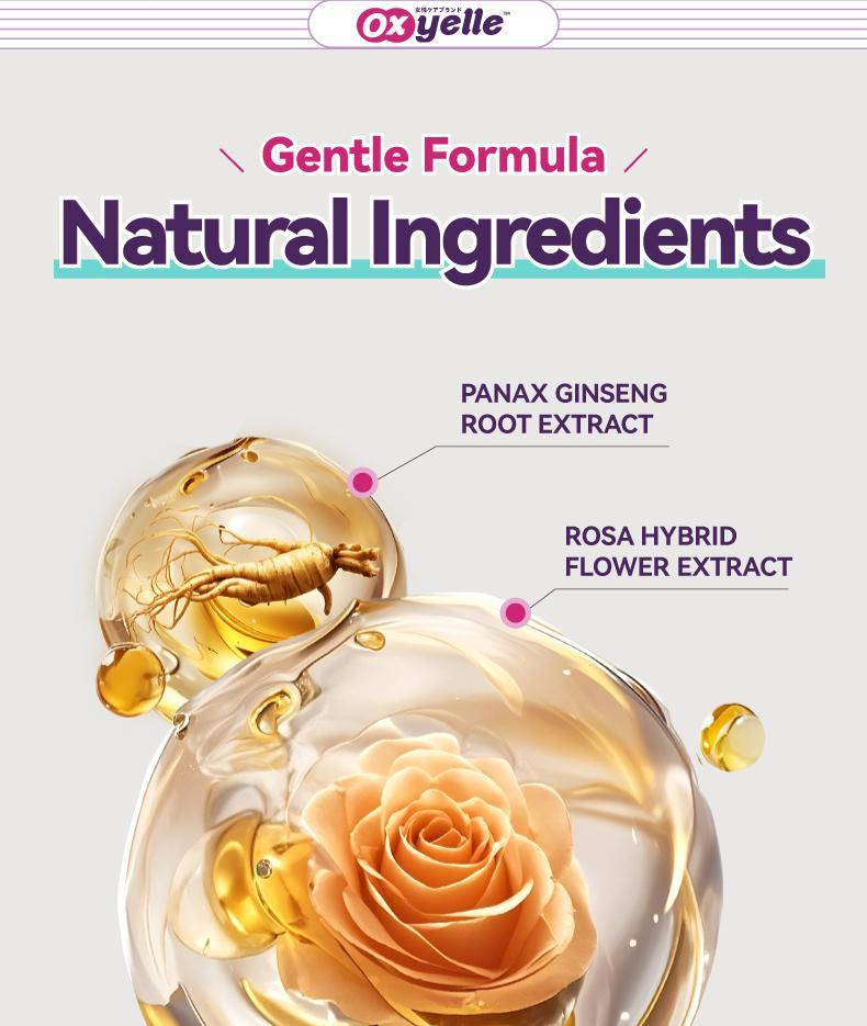 Oxyelle 2 Uterine Warming Gel, Ginseng Extract, Rose Extract, Take Care of Women Every Month, Making Them Feel Warm and Comfortable,Used to warm the body