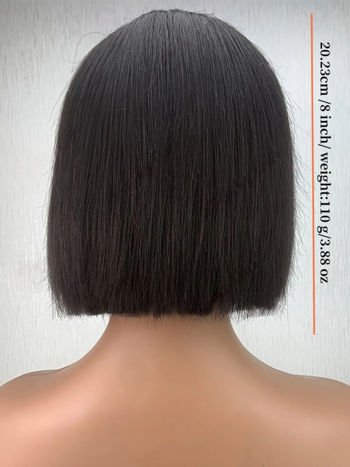 Short Straight Bob Human Hair Wig With Bangs Glueless Daily Wear Women main image 4