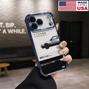 Initial D AE86 Fujiwara Tofu Shop Aesthetic Design Pattern Casing For iPhone 17 16 15 14 13 12 Samsung 22 23 24 25 Plus Pro Max Ultra Soft Silicon TPU Shockproof Protector Vintage Unique Fashion Mobile Phone Case