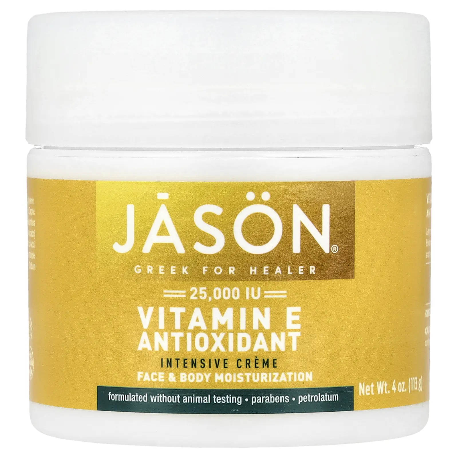 Jason Natural Vitamin E Antioxidant Intensive Creme, 4 oz (113 g)