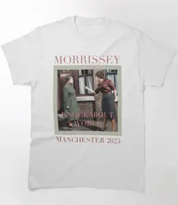 MORRISSEY MANCHESTER 2025 KNOCKABOUT WORLD Classic T-Shirt