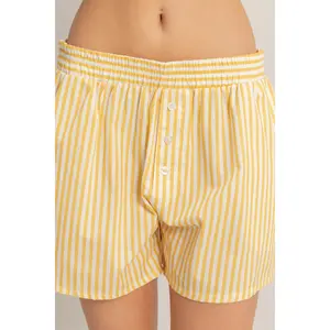 HF Yellow Stripe Shorts