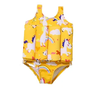 Children Sports Floating Swimsuit, Boys And Girls One-Piece Vest Floating Suit, Detachable And Adjustable Buoyancy Swimsuit, Suitable For Summer Suit Vacation Beach Sports Swimsuit Swim Vest, Training Auxiliary Swimsuit