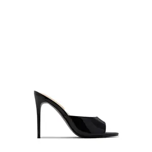 Lolita Single Sole Mules - Black
