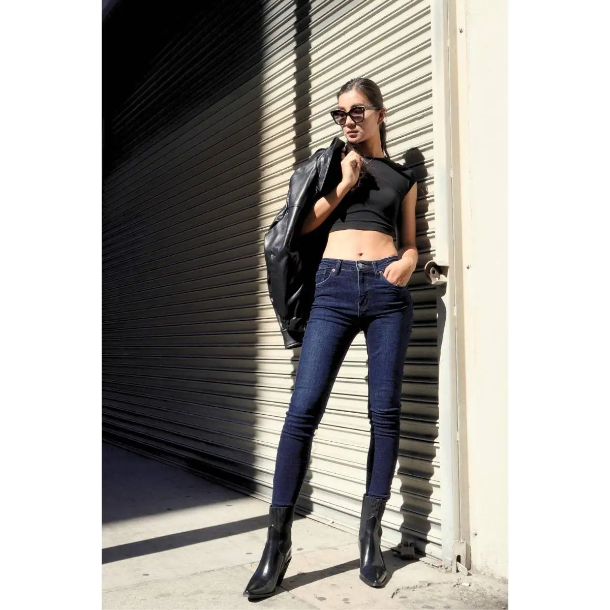Corset High Rise Super Skinny Jeans