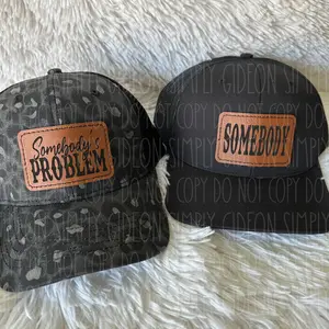 1 Pcs/Combo 2 Hat - Somebody’s Problem Hat - Couples Hats, Trucker Cap, Adjustable Snapback, Gift for Him Her