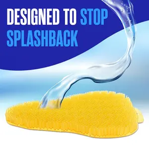 Houseables Urinal Screen Deodorizer, Urinal Cakes, Urine Splash Guards, Urine Screens For Men Bathroom, Janitorial Deodorizers, Odor Eliminator Mats, Toilet Splash Guard, Pee Pads, Lemon Scented, 10PK