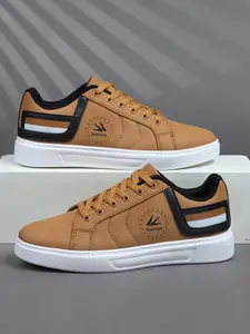 Men's New Casual Shoes for All Seasons, Vintage Classic Military Sports Shoes, Leather Laces, Thick Sole, Breathable Comfort
