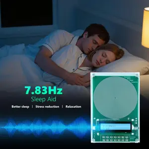 CU9181525 7.83Hz Frequency Generator Adjustable Sine Wave USB Powered with 3.5Mm AUX Cable Schumann Resonance Ultra-Low Frequency Pulse Audio Device