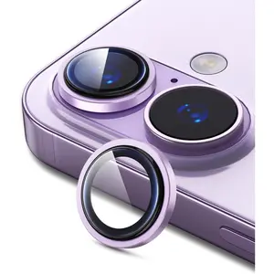 Aluminium Alloy Protector for iPhone 17 Camera Lens Protector iPhone17 HD Tempered Glass Cover Metal Lens Screen Protective Ring