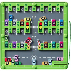 Magnetic Alphabet Maze Montessori Toys Alphabet Puzzle Toddler Toys for Ages 2-4 Sensory Toys Fine Motor Skills Birthday Gifts for Kids