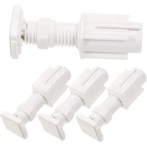 4pcs Louver Blind Brackets No Mounting Brackets for Windows Easy Installation