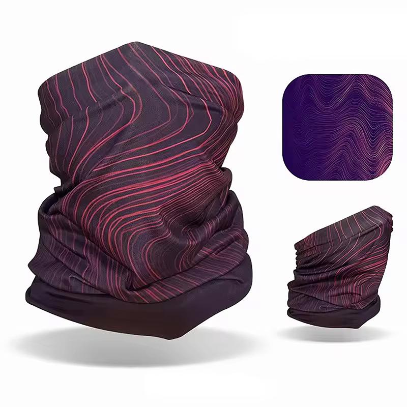 Outdoor Mountaineering Scarf Ice Silk Sunscreen Face Mask Bandana Unisex Scarf for Outdoor Fishing Biking