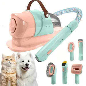 【TM1】9-in-1 Pet Grooming Vacuum And Dog Hair Vacuum (Works On Cats And Dogs), 15000Pa Powerful Dog Vacuum for Shedding And Grooming, 84.54oz Large Dust Cup, Low Noise, Grooming Tool Kit, Pet Cleaning, No Batteries Required