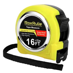 Tape Measure with 1/8 Fractions 16FT Measuring Tape 1 Inch/25mm Wide Blade Easy Read Small Fractional Measurement Tape Great for Home and Carpenter