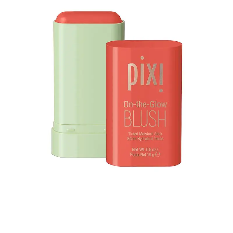 Pixi On-The-Glow Solid Stick Blush - Juicy Shade, Hydrating Oil-Infused Natural Cosmetic, Effortless Blend, Quick Swipe, Ginseng Botanical Boost, Radiant Finish Beauty Stick Pack Blush with Bis-Diglyceryl Polyacyladipate-2
