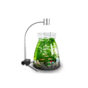 Aquatics 2 in 1 Full Spectrum Clip-On Aquarium Plant Light, Freestanding Freshwater Aquarium LED Light