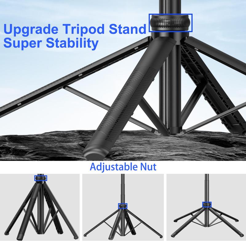 Auto Face Tracking Tripod for iPhone with Light 70.9” Selfie Stick Tripod Stand Follows Your Movement 360°Phone Camera Tripod with Wireless Remote for Content Creator Vlog Live Stream Video Recording