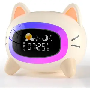 Clock Ok to Wake  Clock for ,  Night Light Clock for Bedroom,   Clock with Sleep  and Sound Machine, Birthday  for Boy Girls