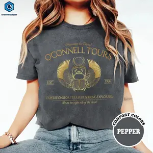 The Mummy Movie O'Connell Tours Shirt, The Mummy Shirt, Rick O' Connell Shirt, The Mummy Vintage T-shirt for Fans