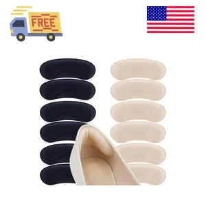 6 Pairs Heel Cushion Pads for Too Big Shoes