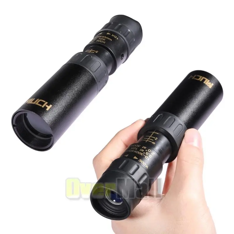 10-300X Zoom HD Portable Strong Long Range Spyglass Monocular Telescope