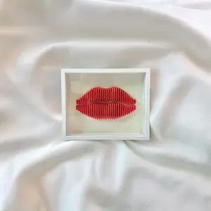 [Made-to-Order] Lips of Passion" - 3D Shadowbox Art