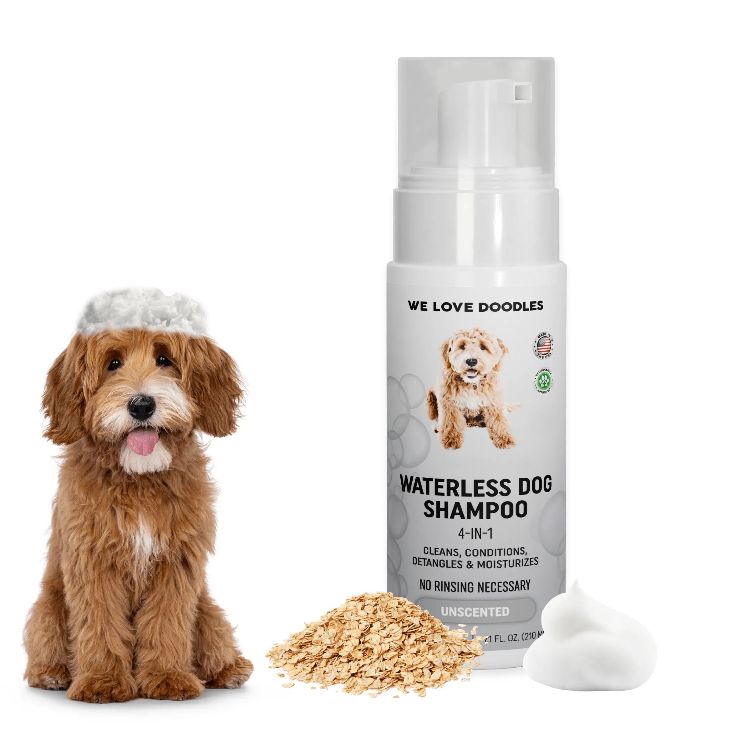 Waterless Dog Shampoo Unscented