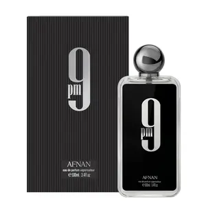 Afnan 9 Pm for Men Eau de Parfum Spray, 3.4 Ounce