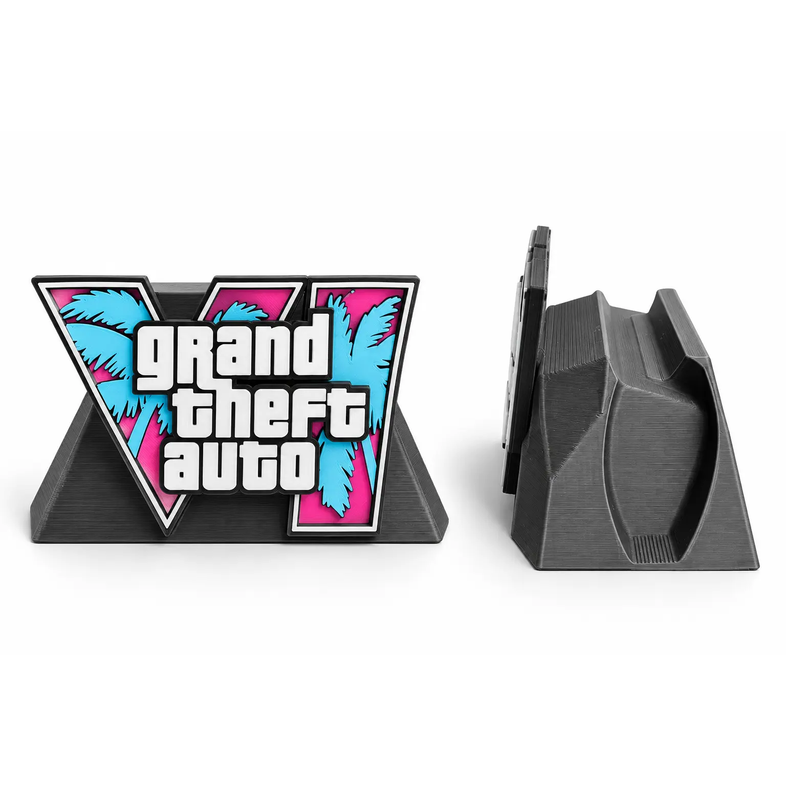 GTA VI Controller Stand | PS5 DualSense & Xbox 3D Printed Display Stand