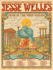 Poster Jesse Welles US 2025 Tour Poster, gift for fans