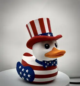 Uncle Sam Jeep Duck – Patriotic 3D Printed Duck for Your Jeep or Desk