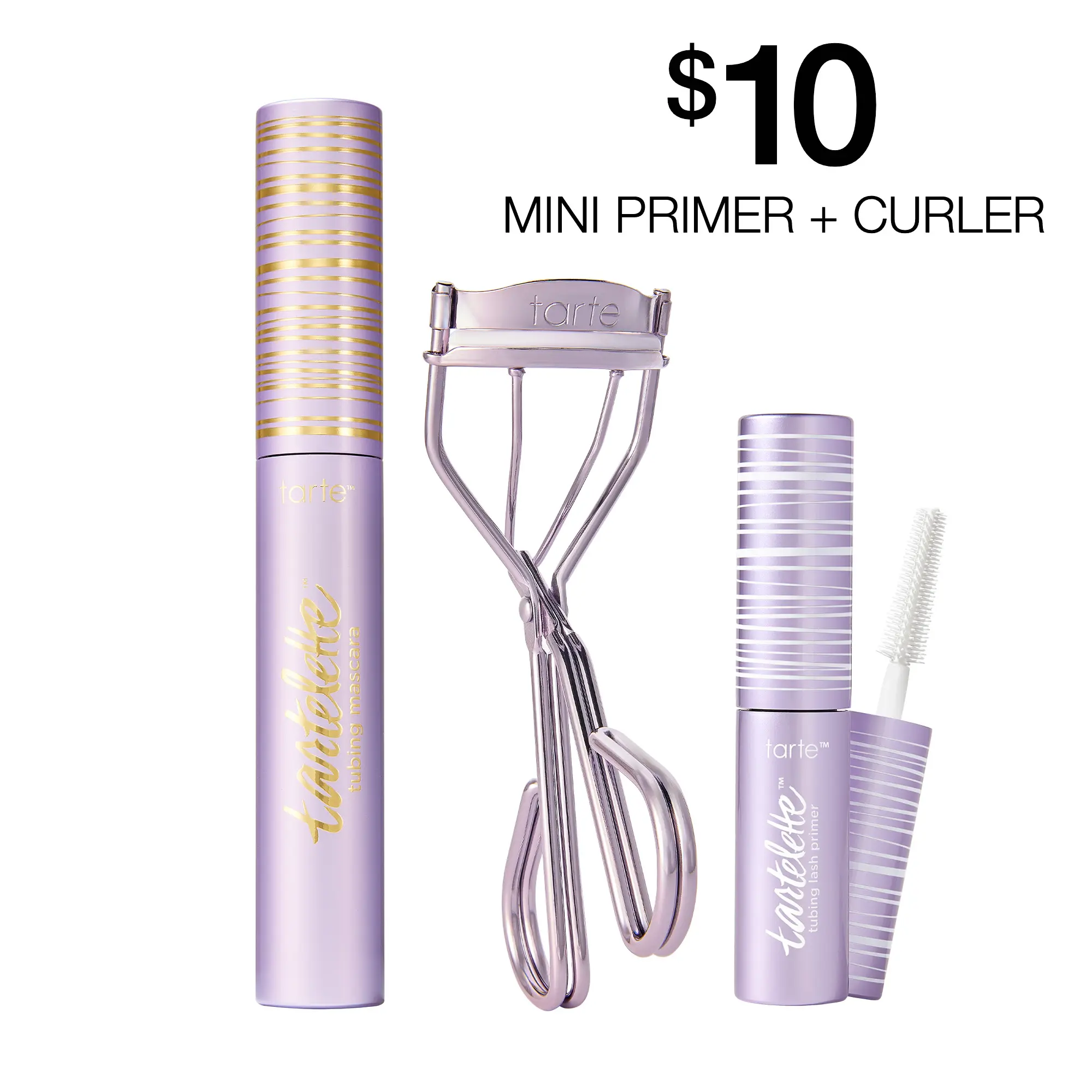 tarte lash cocktail trio - tartelette mascara, mini lash primer & lash curler tarte lash cocktail trio - tartelette mascara, mini lash primer & lash curler